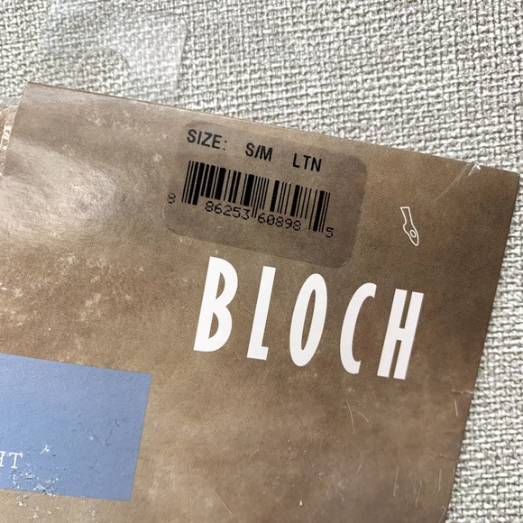BLOCH Dance Women's Endura Adaptatoe Tights Light Tan - 2 Pack! Size Small (P/S) - Picture 3 of 4